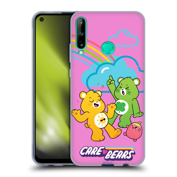 Care Bears Characters Funshine, Cheer And Grumpy Group Soft Gel Case for Huawei P40 lite E