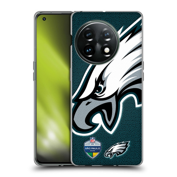 NFL 2024 International Games São Paulo Eagles Soft Gel Case for OnePlus 11 5G