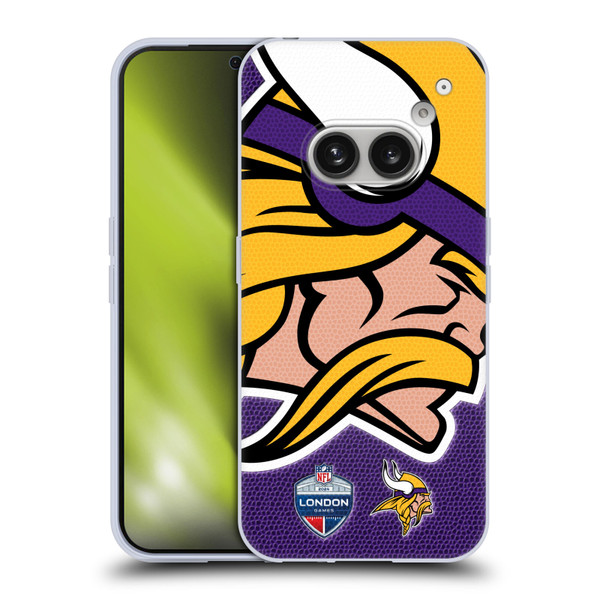 NFL 2024 International Games London Vikings Soft Gel Case for Nothing Phone (2a)