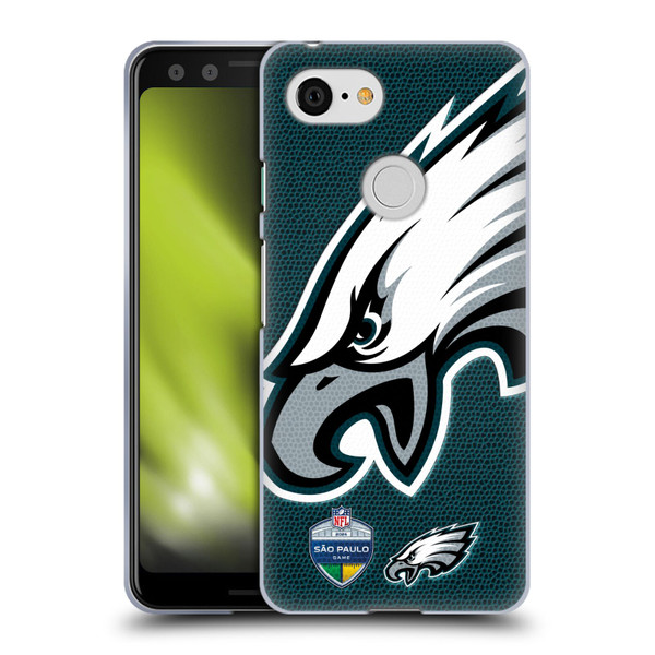 NFL 2024 International Games São Paulo Eagles Soft Gel Case for Google Pixel 3