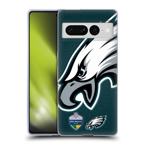 NFL 2024 International Games São Paulo Eagles Soft Gel Case for Google Pixel 7 Pro