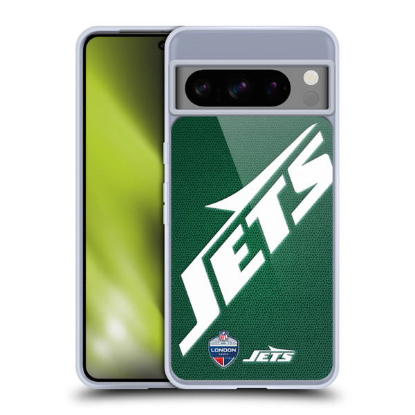 NFL 2024 International Games London Jets Soft Gel Case for Google Pixel 8 Pro