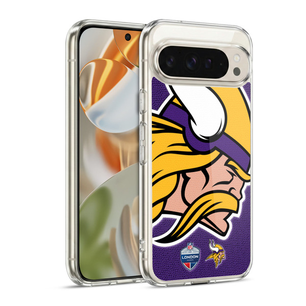 NFL 2024 International Games London Vikings Soft Gel Case for Google Pixel 9 / Pixel 9 Pro