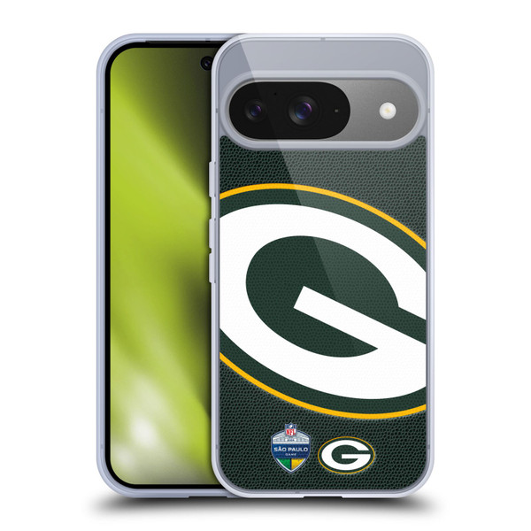 NFL 2024 International Games São Paulo Packers Soft Gel Case for Google Pixel 9 / Pixel 9 Pro