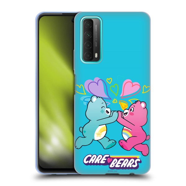Care Bears Characters Funshine, Cheer And Grumpy Group 2 Soft Gel Case for Huawei P Smart (2021)