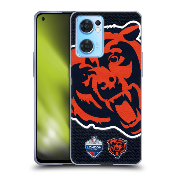 NFL 2024 International Games London Bears Soft Gel Case for OPPO Reno7 5G / Find X5 Lite
