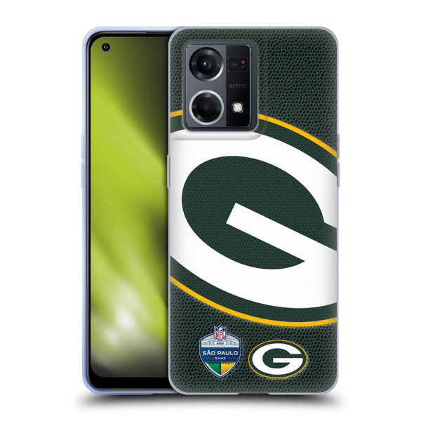 NFL 2024 International Games São Paulo Packers Soft Gel Case for OPPO Reno8 4G