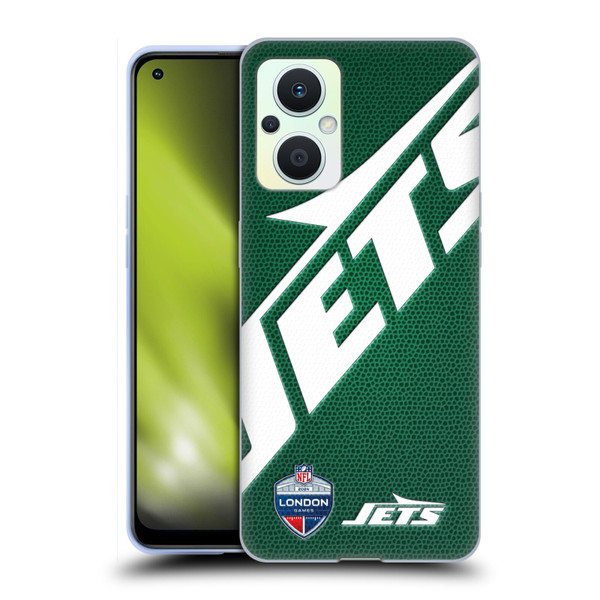 NFL 2024 International Games London Jets Soft Gel Case for OPPO Reno8 Lite