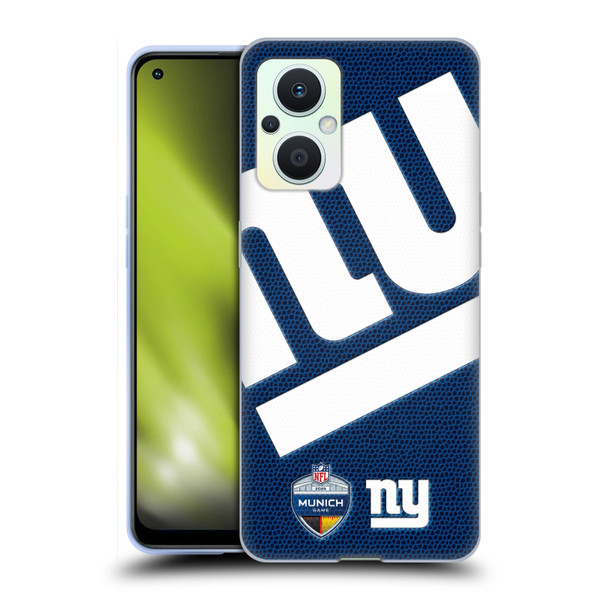 NFL 2024 International Games Munich Giants Soft Gel Case for OPPO Reno8 Lite