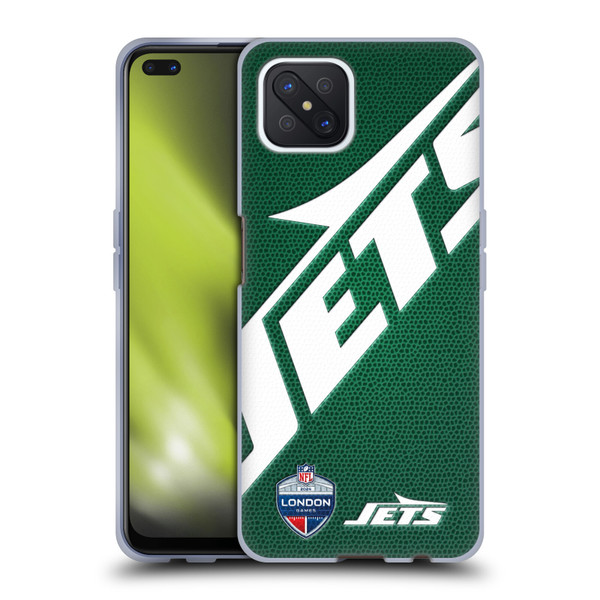 NFL 2024 International Games London Jets Soft Gel Case for OPPO Reno4 Z 5G