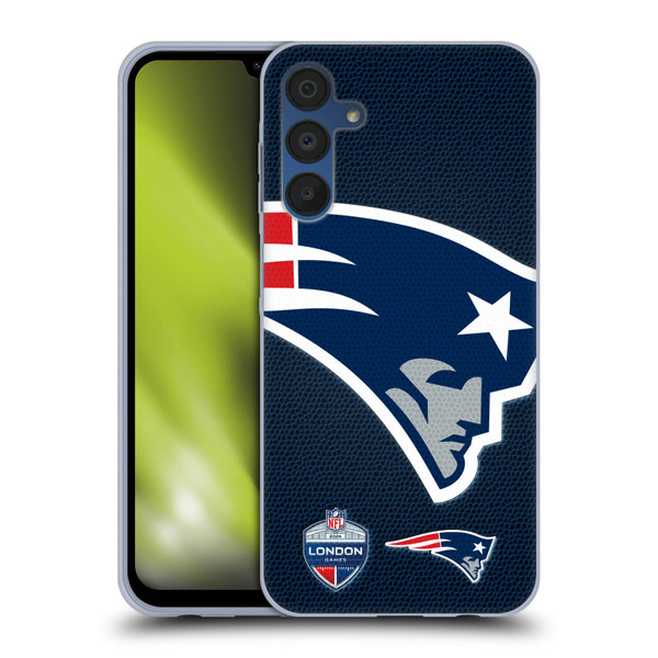 NFL 2024 International Games London Patriots Soft Gel Case for Samsung Galaxy A15