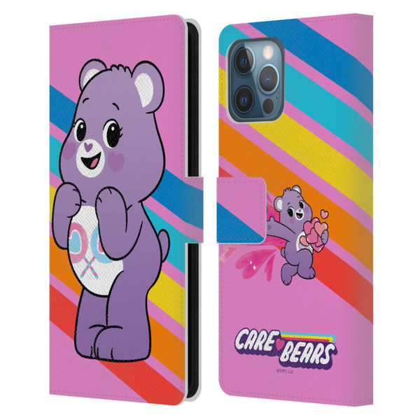 Care Bears Characters Share Leather Book Wallet Case Cover For Apple iPhone 12 Pro Max