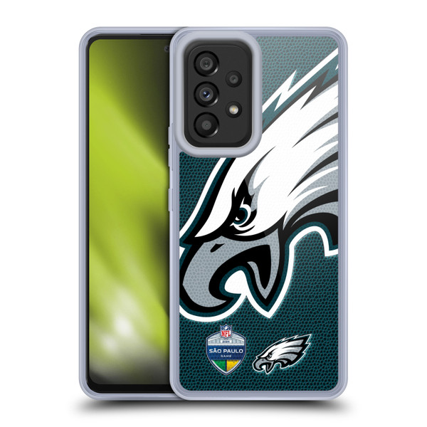 NFL 2024 International Games São Paulo Eagles Soft Gel Case for Samsung Galaxy A53 5G (2022)