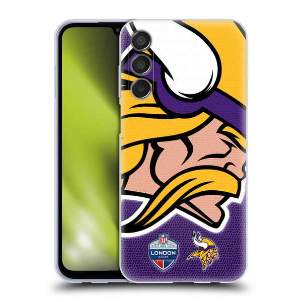 NFL 2024 International Games London Vikings Soft Gel Case for Samsung Galaxy M15/F15 5G