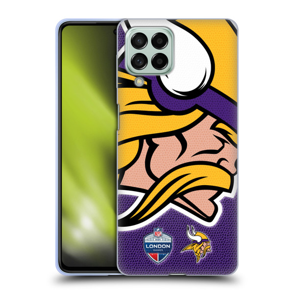 NFL 2024 International Games London Vikings Soft Gel Case for Samsung Galaxy M53 (2022)