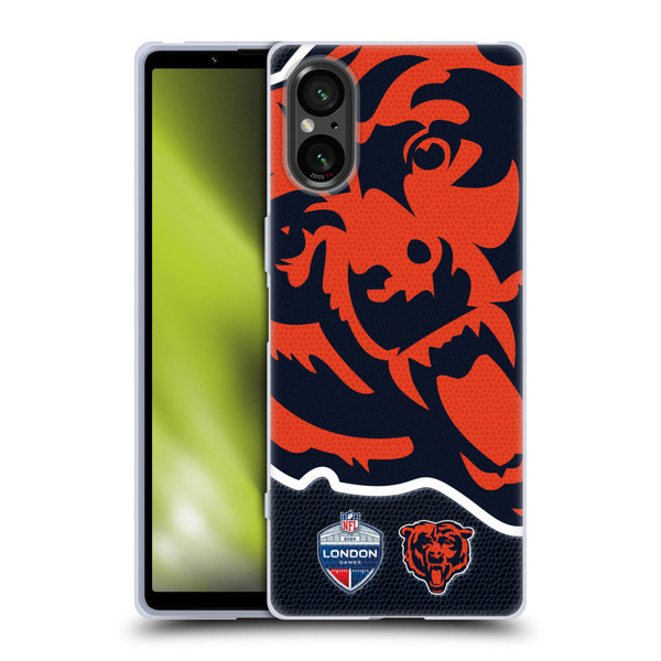NFL 2024 International Games London Bears Soft Gel Case for Sony Xperia 5 V 5G