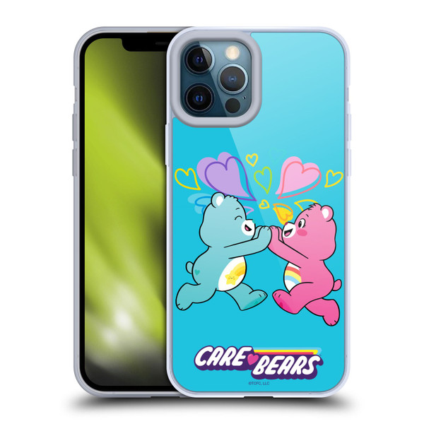 Care Bears Characters Funshine, Cheer And Grumpy Group 2 Soft Gel Case for Apple iPhone 12 Pro Max