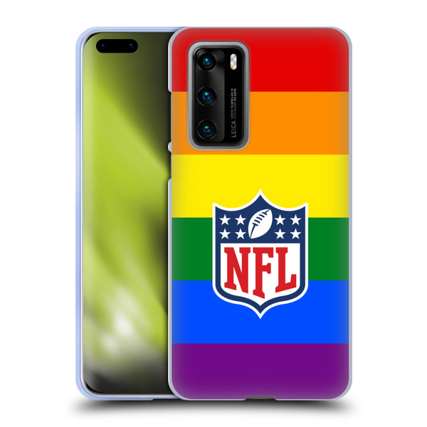 NFL Shield Pride Soft Gel Case for Huawei P40 5G