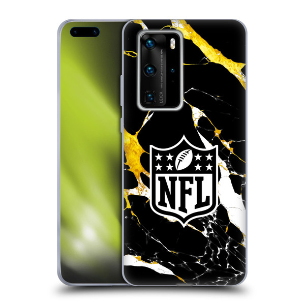 NFL Shield Marble Soft Gel Case for Huawei P40 Pro / P40 Pro Plus 5G