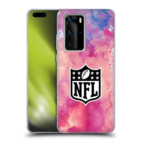 NFL Shield Watercolor Soft Gel Case for Huawei P40 Pro / P40 Pro Plus 5G