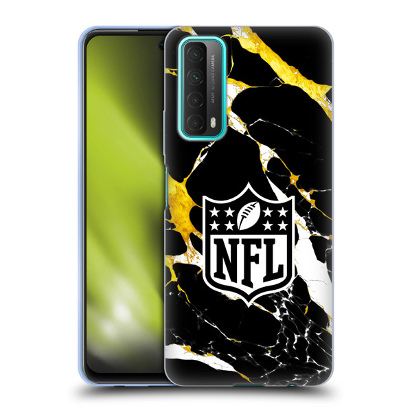 NFL Shield Marble Soft Gel Case for Huawei P Smart (2021)