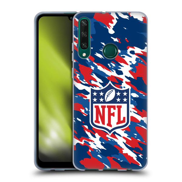 NFL Shield Camouflage Soft Gel Case for Huawei Y6p