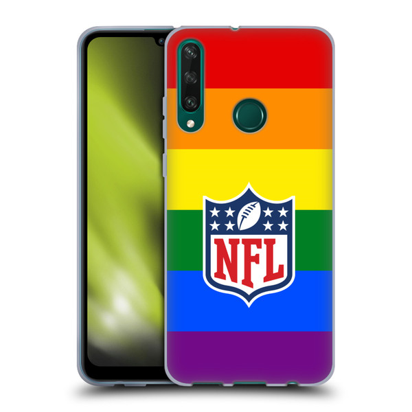 NFL Shield Pride Soft Gel Case for Huawei Y6p