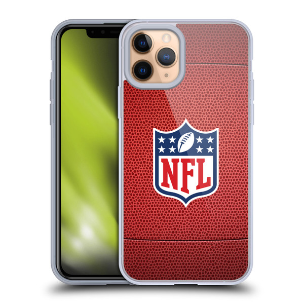 NFL Shield Football Soft Gel Case for Apple iPhone 11 Pro