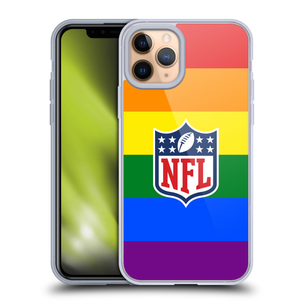 NFL Shield Pride Soft Gel Case for Apple iPhone 11 Pro