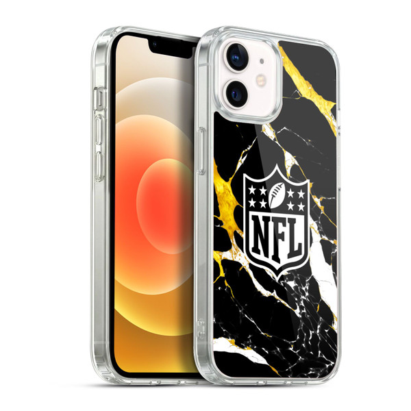 NFL Shield Marble Soft Gel Case for Apple iPhone 12 / iPhone 12 Pro & MagSafe