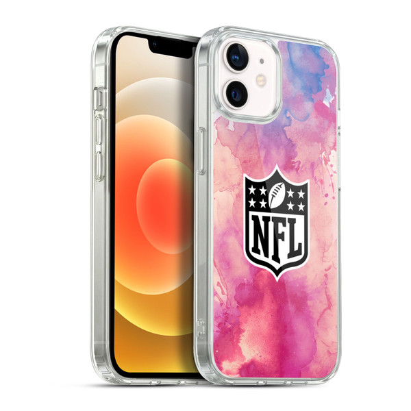 NFL Shield Watercolor Soft Gel Case for Apple iPhone 12 / iPhone 12 Pro & MagSafe