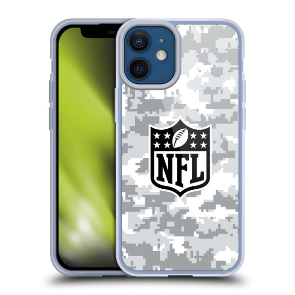 NFL Shield Digital Camouflage Soft Gel Case for Apple iPhone 12 Mini