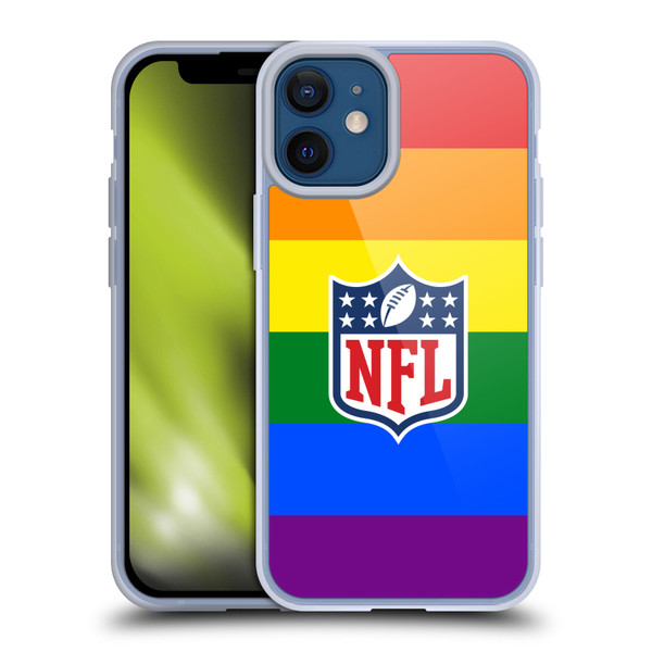 NFL Shield Pride Soft Gel Case for Apple iPhone 12 Mini