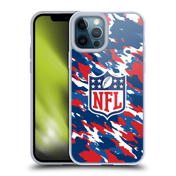 NFL Shield Camouflage Soft Gel Case for Apple iPhone 12 Pro Max