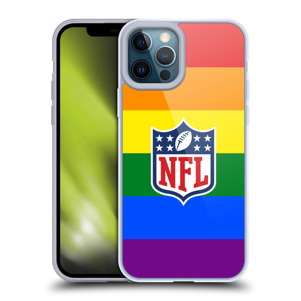 NFL Shield Pride Soft Gel Case for Apple iPhone 12 Pro Max