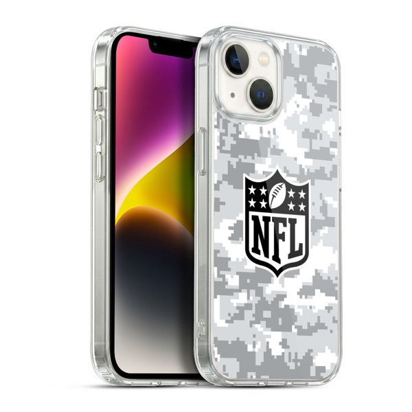 NFL Shield Digital Camouflage Soft Gel Case for Apple iPhone 14