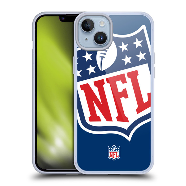 NFL Shield Oversized Soft Gel Case for Apple iPhone 14 Plus