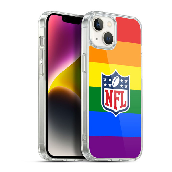 NFL Shield Pride Soft Gel Case for Apple iPhone 14 Plus & MagSafe