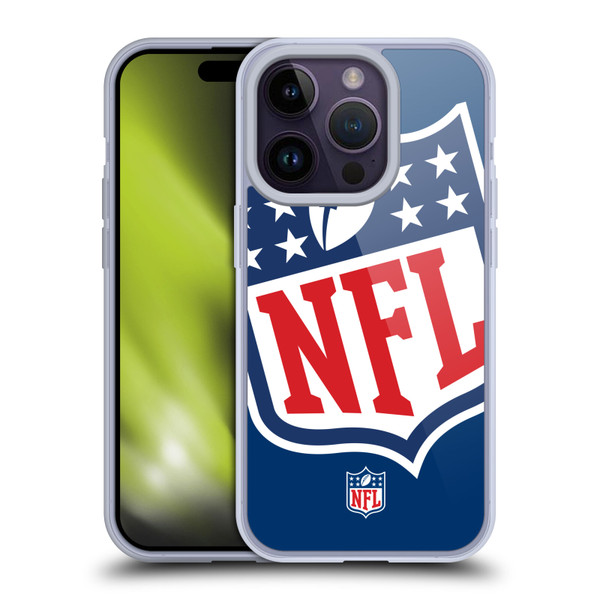 NFL Shield Oversized Soft Gel Case for Apple iPhone 14 Pro