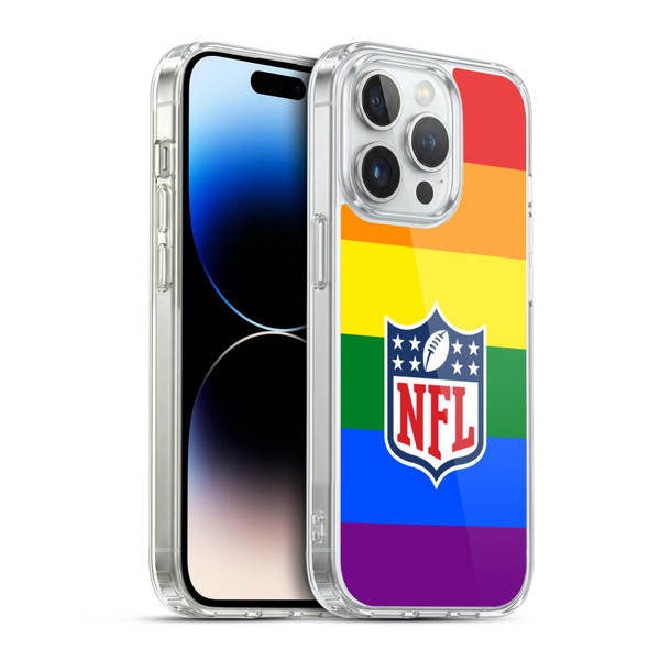 NFL Shield Pride Soft Gel Case for Apple iPhone 14 Pro & MagSafe
