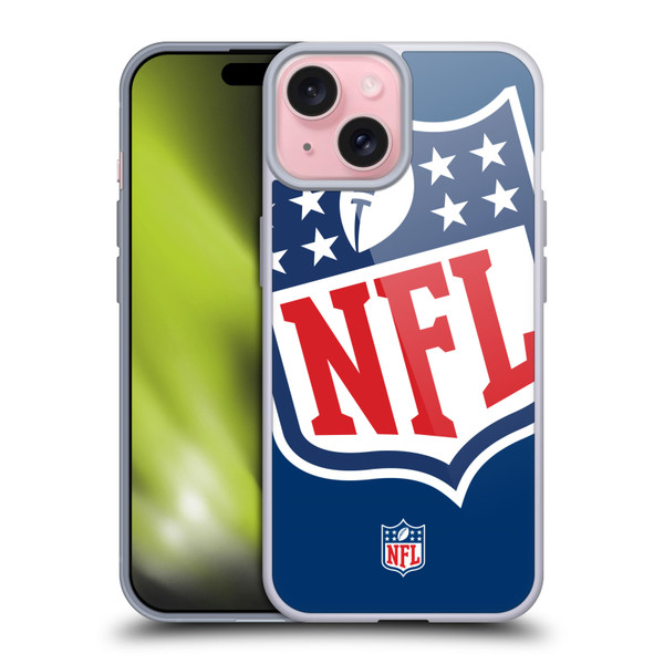 NFL Shield Oversized Soft Gel Case for Apple iPhone 15