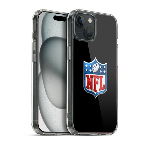 NFL Shield 3D Soft Gel Case for Apple iPhone 15 Plus & MagSafe