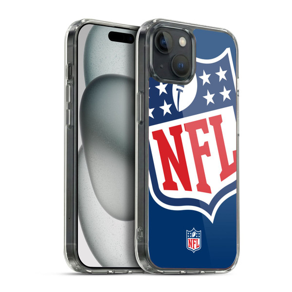 NFL Shield Oversized Soft Gel Case for Apple iPhone 15 Plus & MagSafe