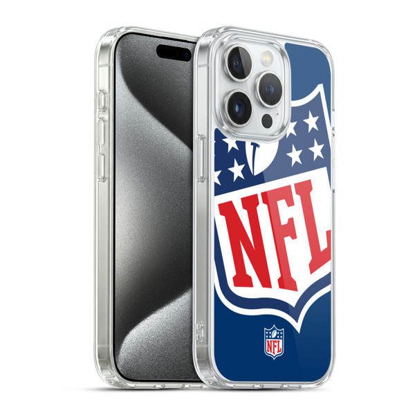 NFL Shield Oversized Soft Gel Case for Apple iPhone 15 Pro & MagSafe
