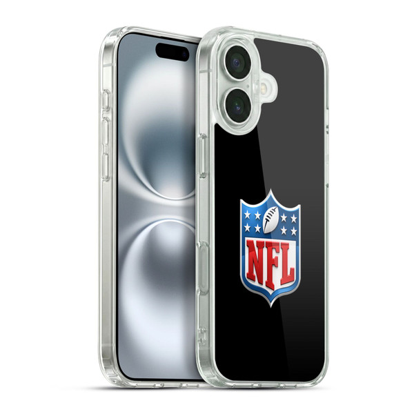 NFL Shield 3D Soft Gel Case for Apple iPhone 16 Plus & MagSafe