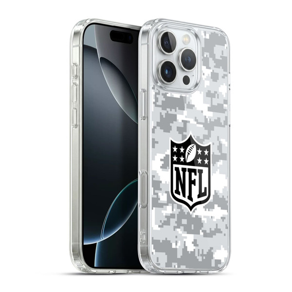 NFL Shield Digital Camouflage Soft Gel Case for Apple iPhone 16 Pro Max & MagSafe