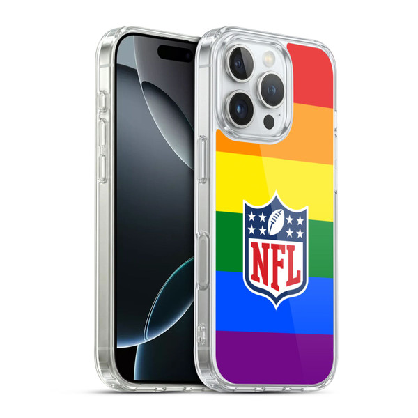 NFL Shield Pride Soft Gel Case for Apple iPhone 16 Pro & MagSafe