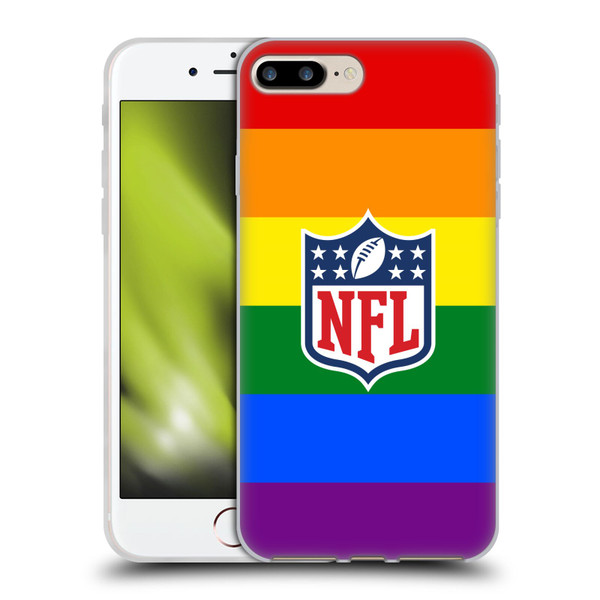NFL Shield Pride Soft Gel Case for Apple iPhone 7 Plus / iPhone 8 Plus