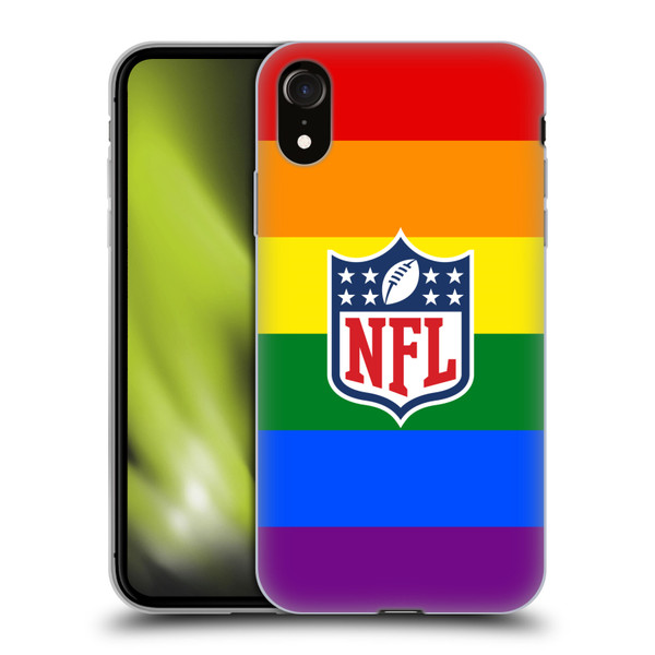 NFL Shield Pride Soft Gel Case for Apple iPhone XR