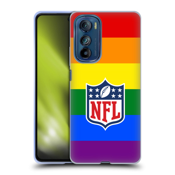 NFL Shield Pride Soft Gel Case for Motorola Edge 30